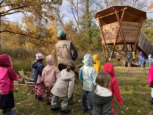 Vogelexkursion Kindergarten Ahorn