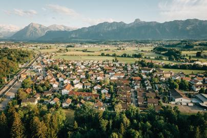 Uttigen Dorf